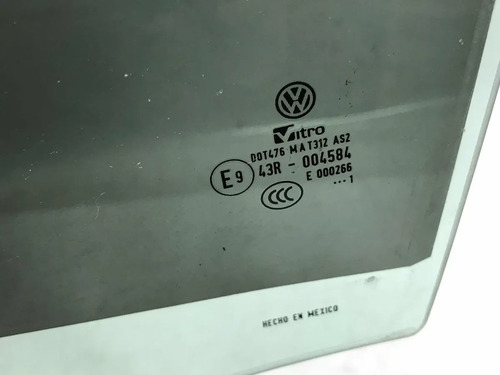 Cristal Puerta Trasera Izquierda Volkswagen Jetta 2011-2018, foto 1